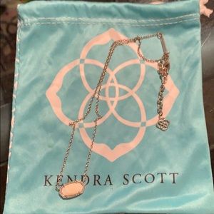 Kendra Scott Elisa Necklace in white